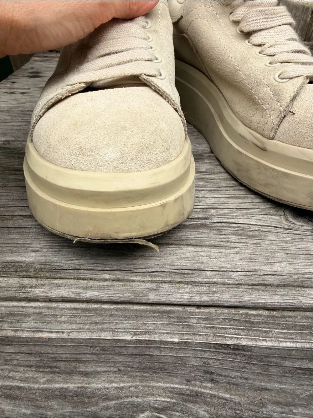 Zara Cream Platform Sneakers size 38